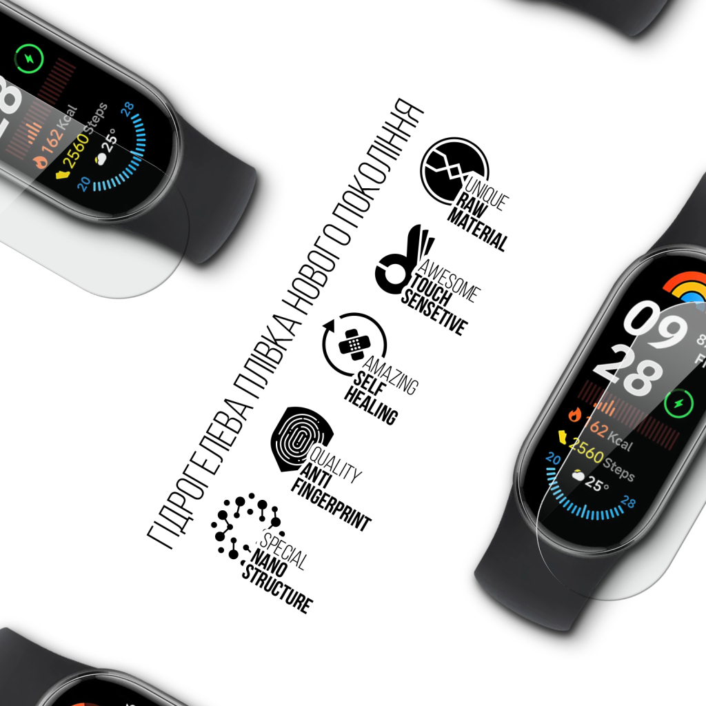 Плівка захисна Armorstandart Xiaomi Mi Band 9 9 шт. (ARM79647) - зображення 2
