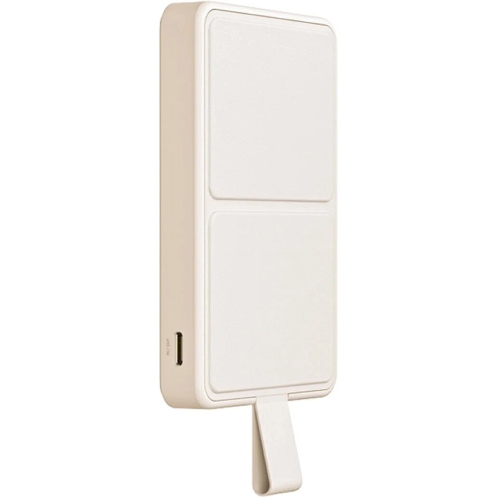 Універсальна мобільна батарея Xiaomi 6000mAh 15W Magnetic Beige (BHR9074GL) - изображение 2