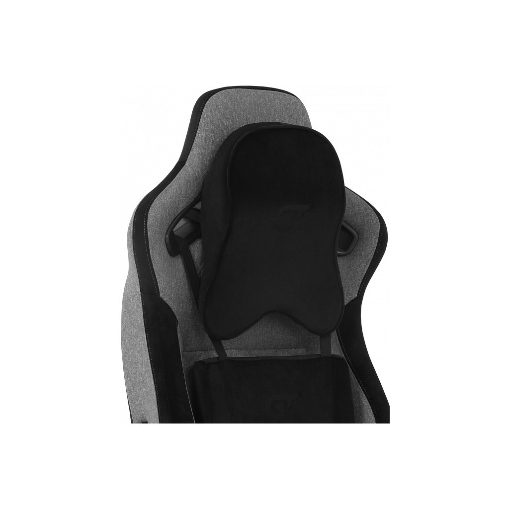 Крісло ігрове GT Racer X-0724 Fabric Gray/Black Suede - зображення 8