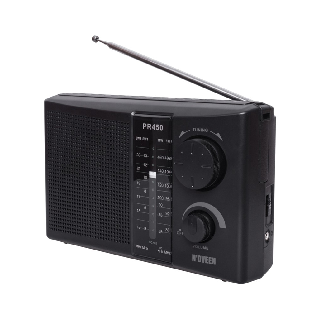 Портативний радіоприймач N'oveen PR450 Black (RL070857) - изображение 2