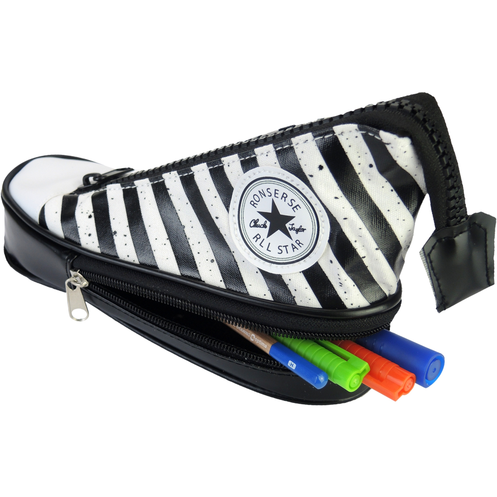 Пенал Cool For School 2 відділення Чорний (CF6296-black) - зображення 2