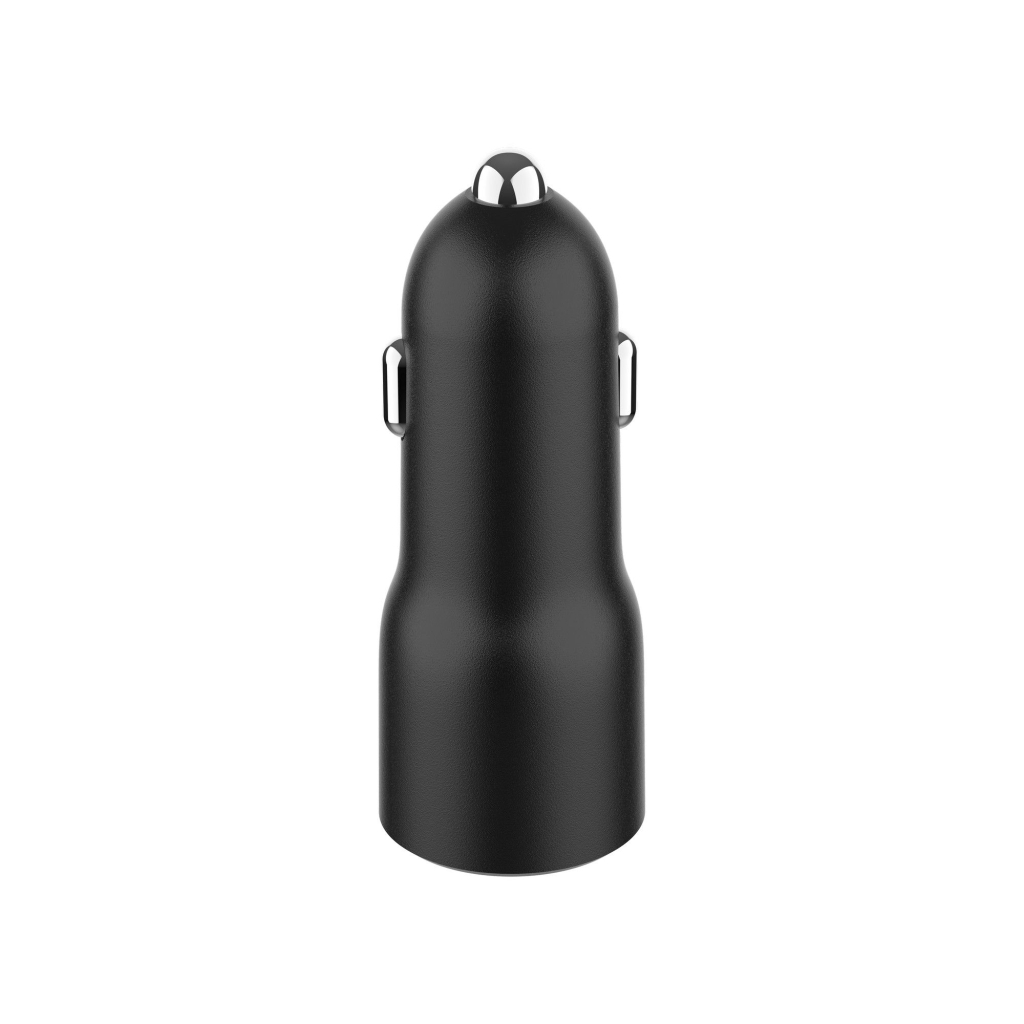 Зарядний пристрій Gembird 2xUSB-C (PD 20W) black (TA-UC-C2PD40-CAR-01) - зображення 4
