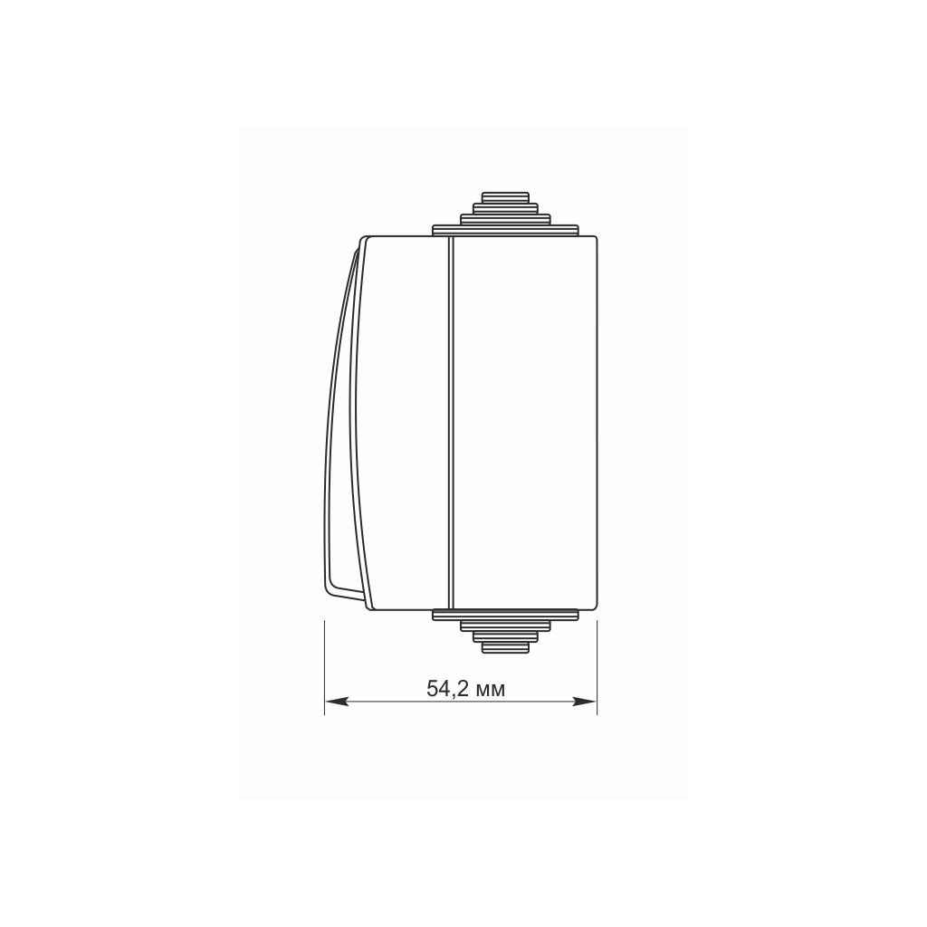 Вимикач Videx BINERA IP65 зовнішній 2кл сірий (VF-BNW12-G) - изображение 5