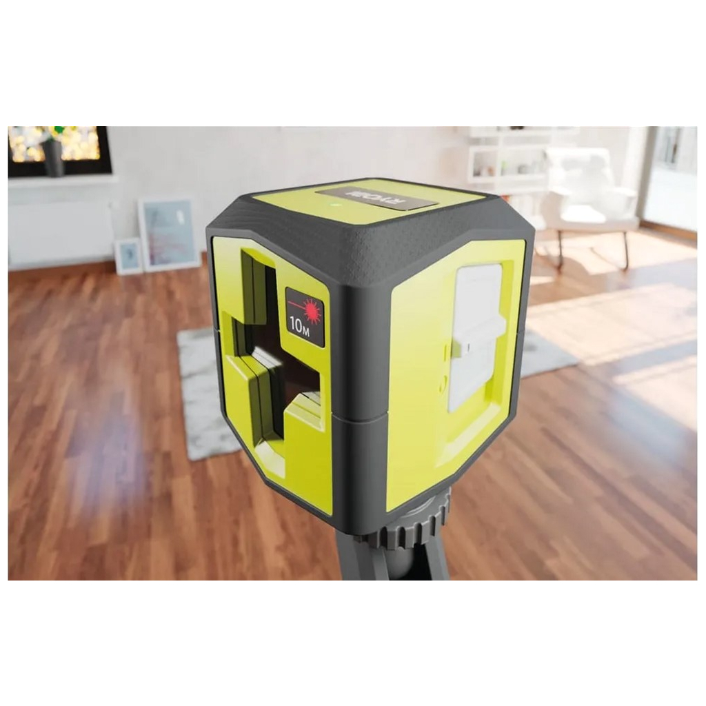 Лазерний нівелір Ryobi RBCLLR1 до 10м, перехресний, червоний промінь (5133004863) - изображение 5