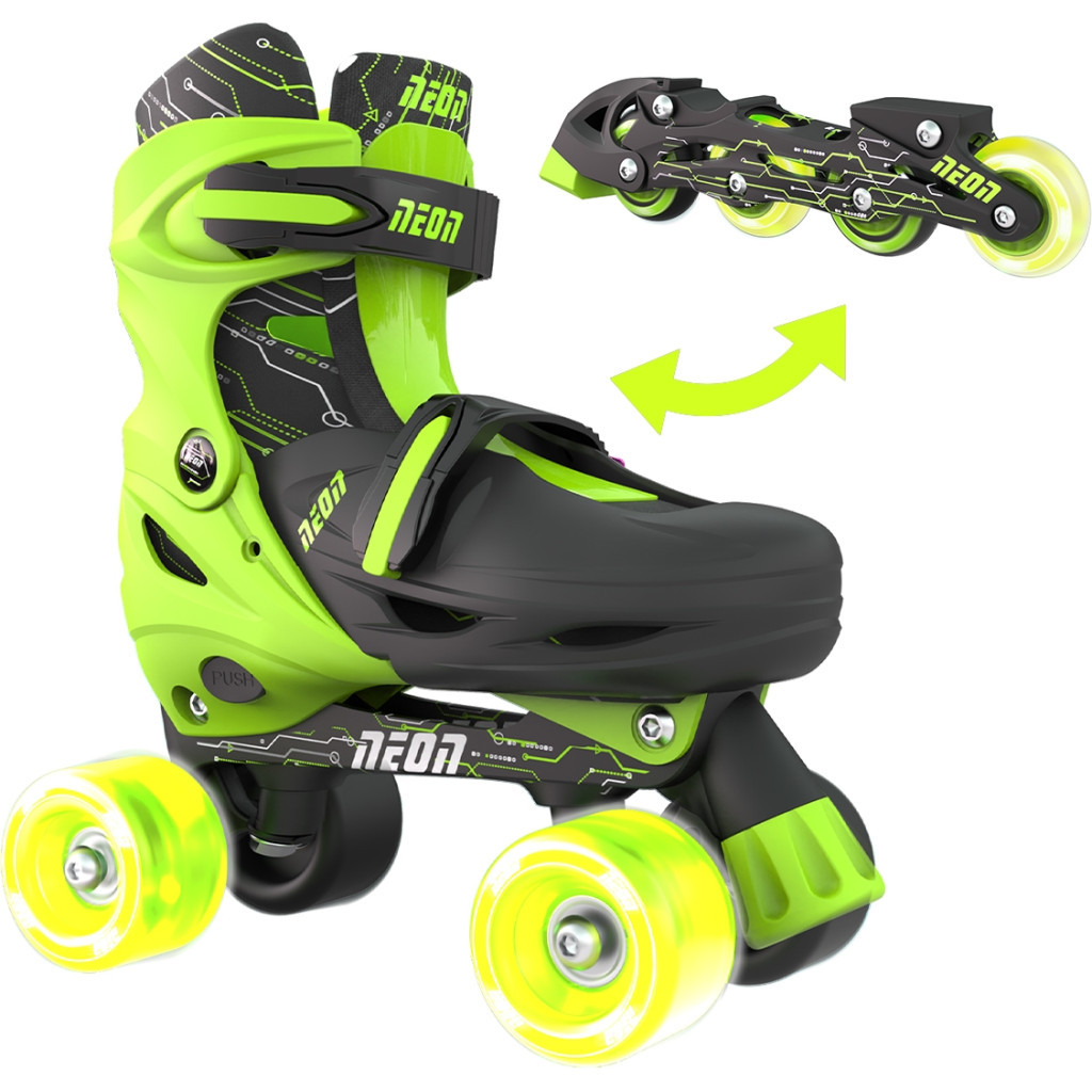 Роликові ковзани Neon Сombo Green розмір 30-33 (NT09G4) - зображення 2