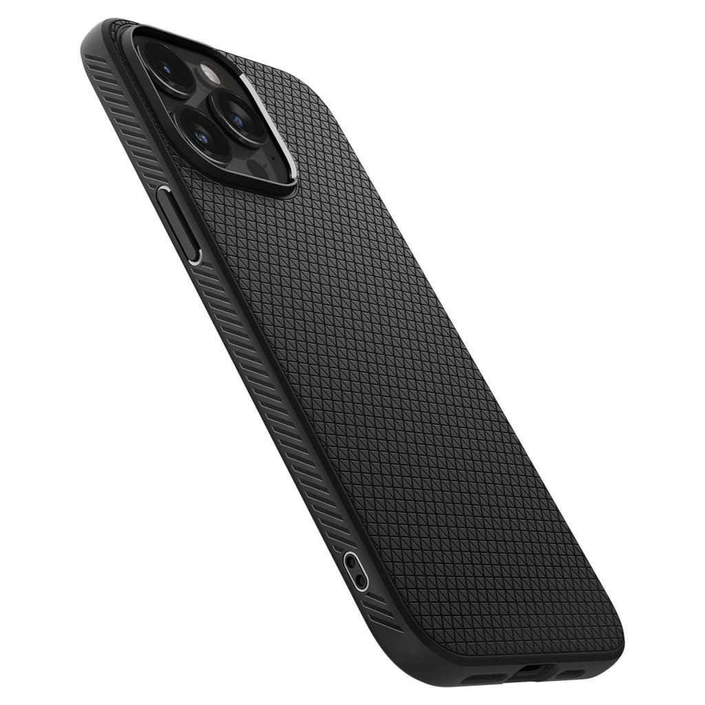 Чохол до мобільного телефона Spigen Apple iPhone 15 Pro Liquid Air Matte Black (ACS06704) - изображение 4