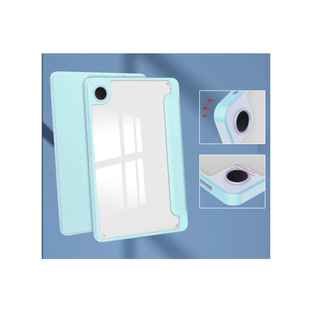 Чохол до планшета BeCover Soft Edge stylus holder Samsung Tab A9 SM-X115 8.7" Light Blue (710358) - зображення 5
