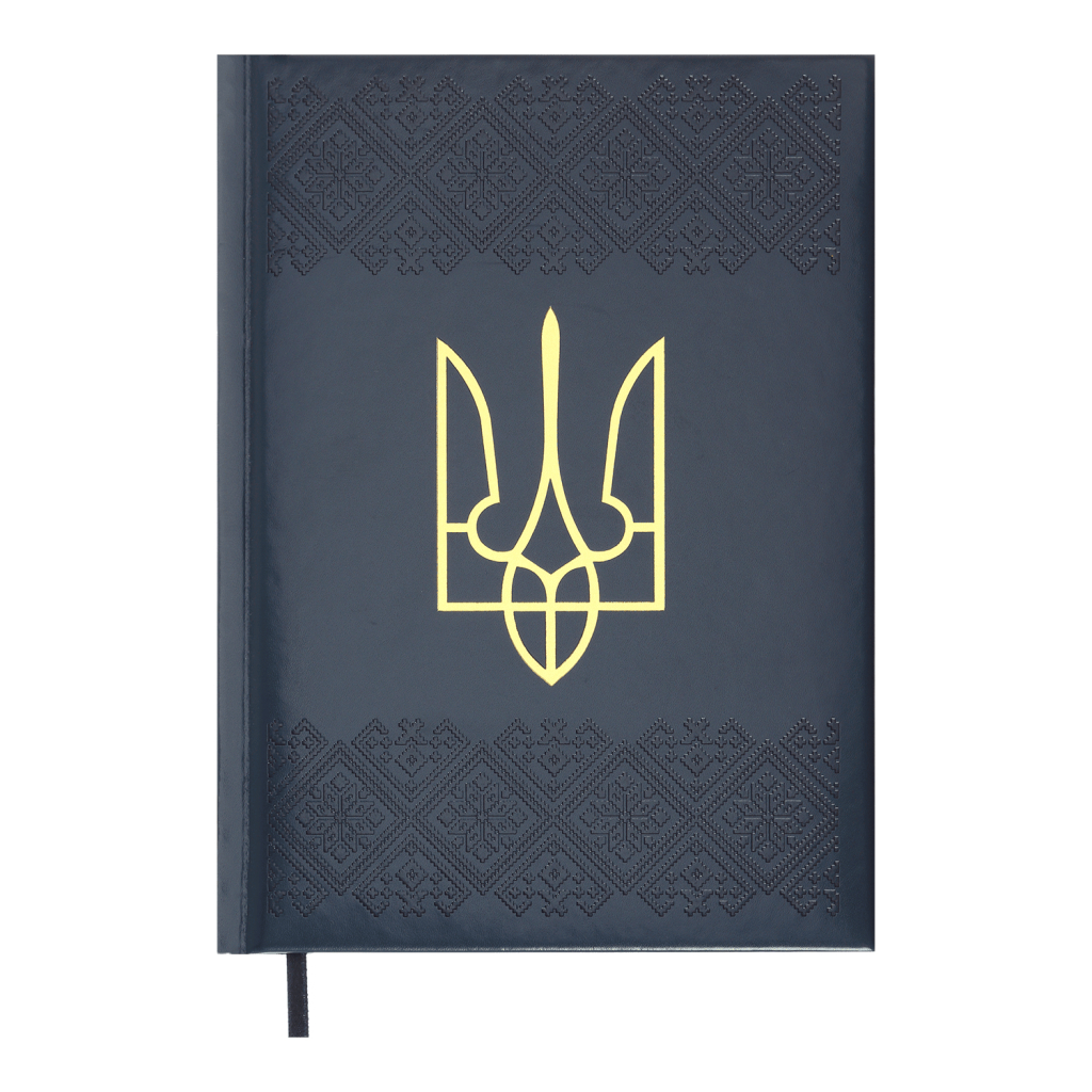 Тижневик Buromax датований 2025 HERALDRY, А5 кобальтовий (BM.21128-54) - изображение 1