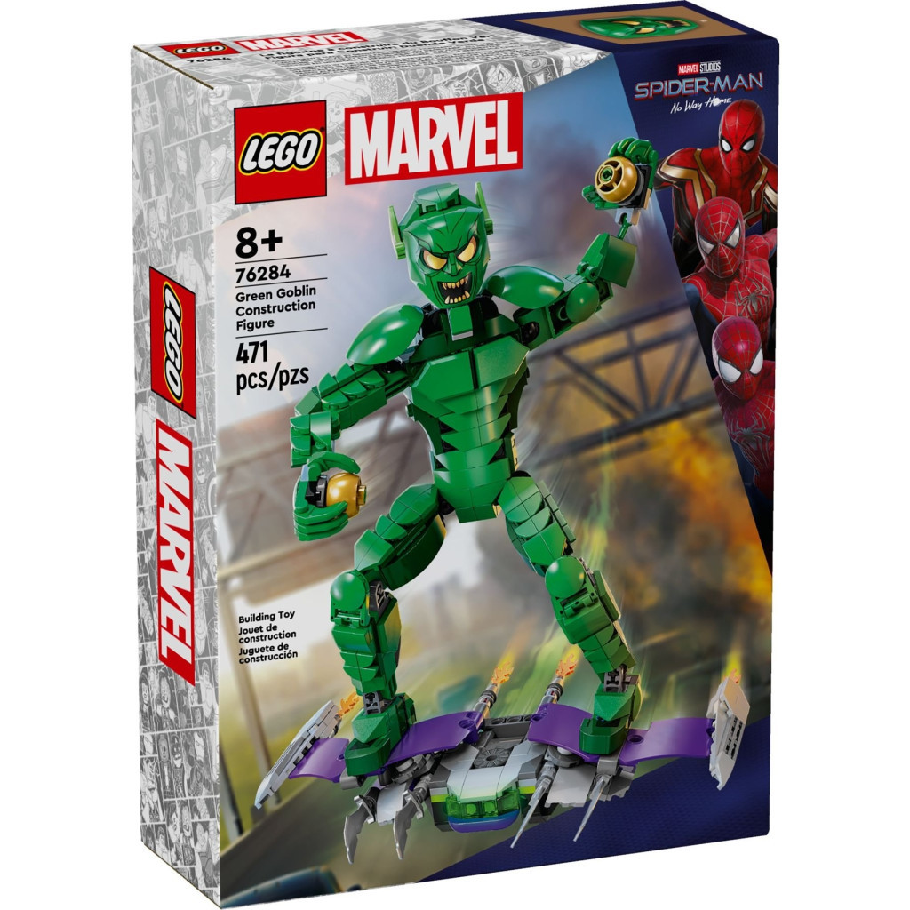 Конструктор LEGO Marvel Фігурка Зеленого гобліна для складання 471 деталь (76284) - зображення 1