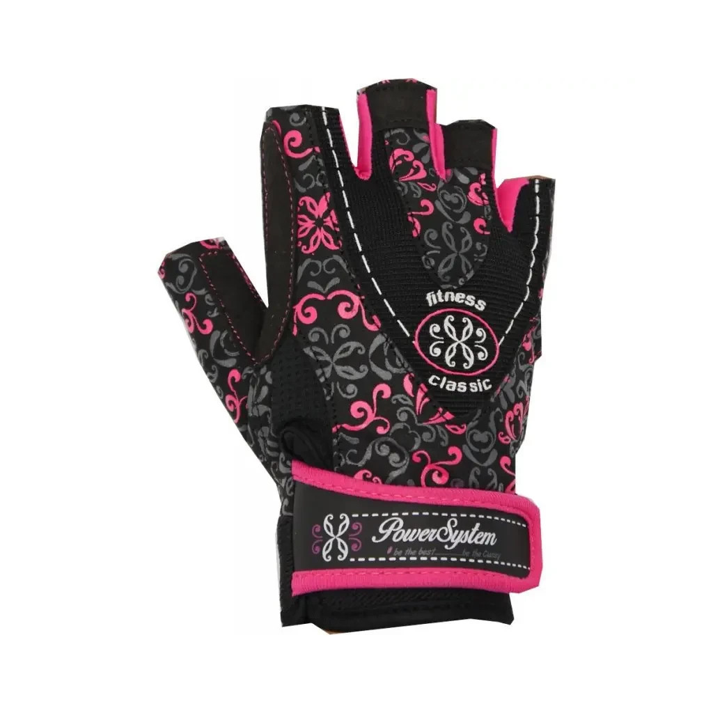Рукавички для фітнесу Power System Classy PS-2910 Pink XS (PS_2910_XS_Black/Pink) - зображення 2