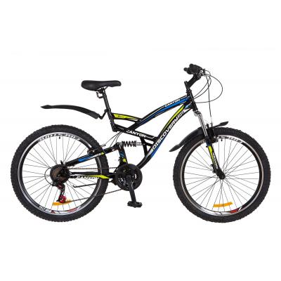 Велосипед Discovery 26" CANYON 2018 AM2 14G Vbr рама-19" St чорно-синьо-зелений (OPS-DIS-26-126) - зображення 1