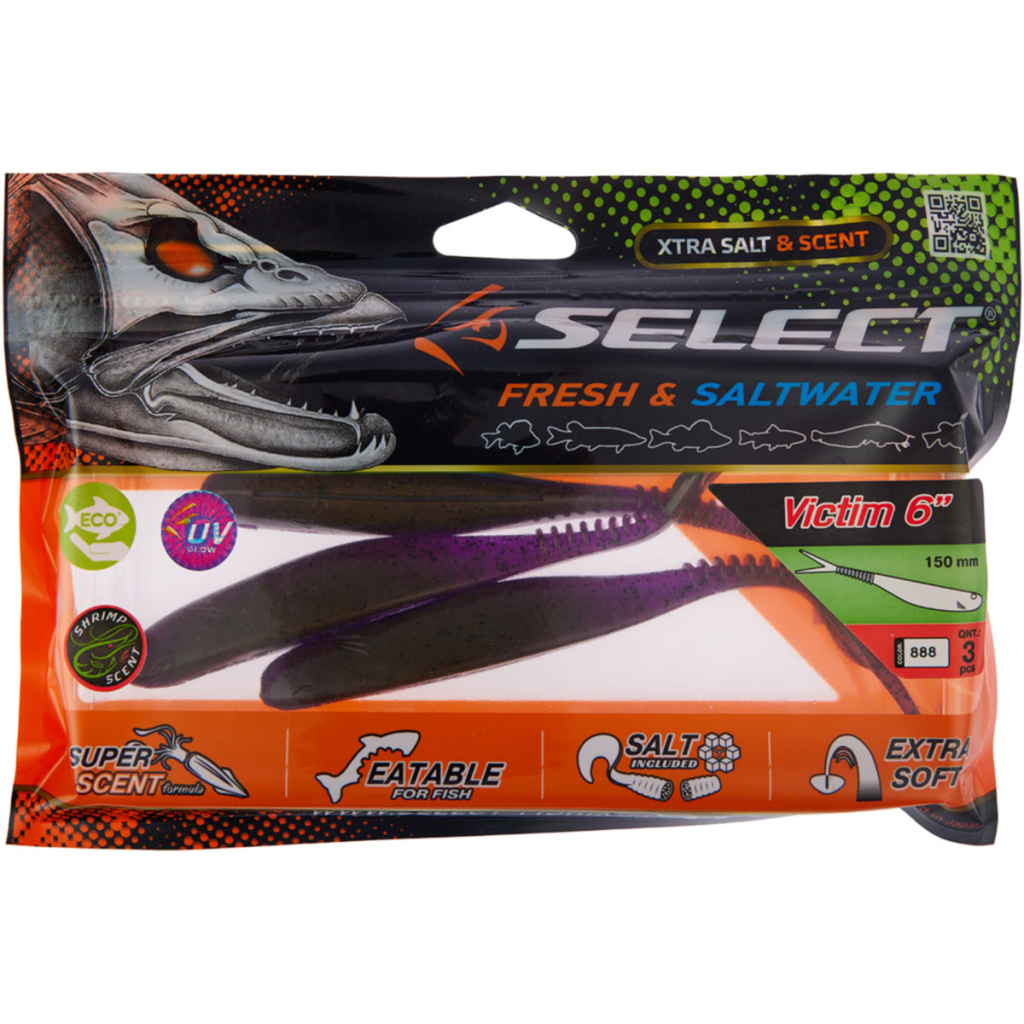 Силікон рибальський Select Victim V-Tail 6" 888 (3 шт/уп) (1870.74.61) - зображення 2