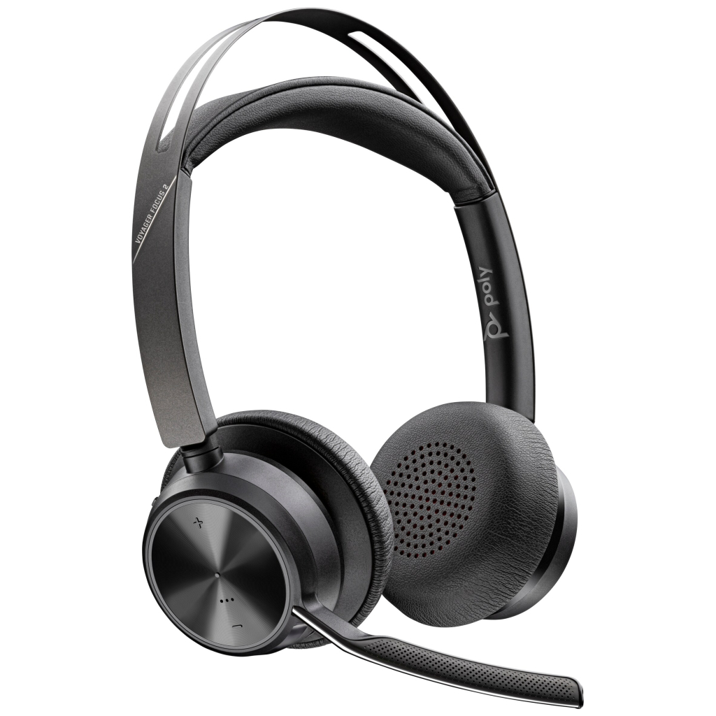 Навушники Poly Voyager Focus 2 USB-A Bluetooth Black (76U46AA) - зображення 1