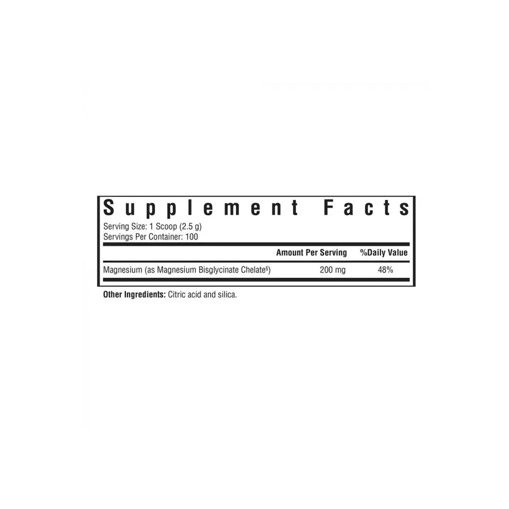 Мінерали Seeking Health Магній гліцинат у порошку, 200 мг, Magnesium Glycinate Powder, 187,5 гр (SKH-52999) - зображення 2