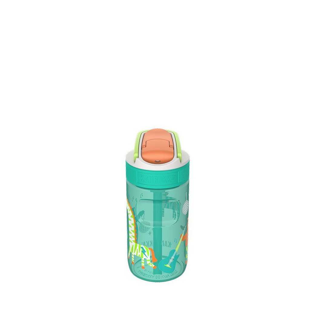 Пляшка для води Kambukka Lagoon kids Disco Zoo 400 мл помаранчева (11-04058) - зображення 2
