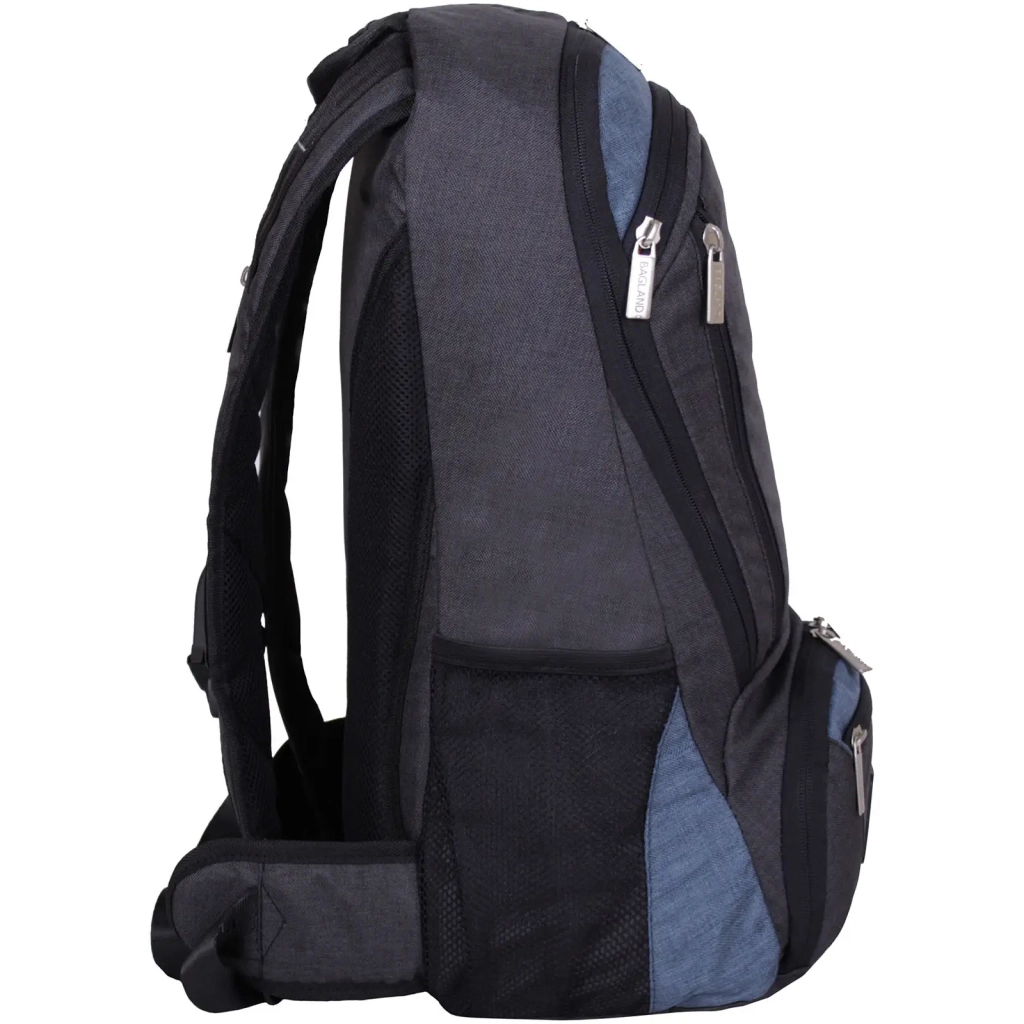 Рюкзак для ноутбука Bagland 15.6" Granite 23L black/gray 0012069 (7072175) - зображення 5