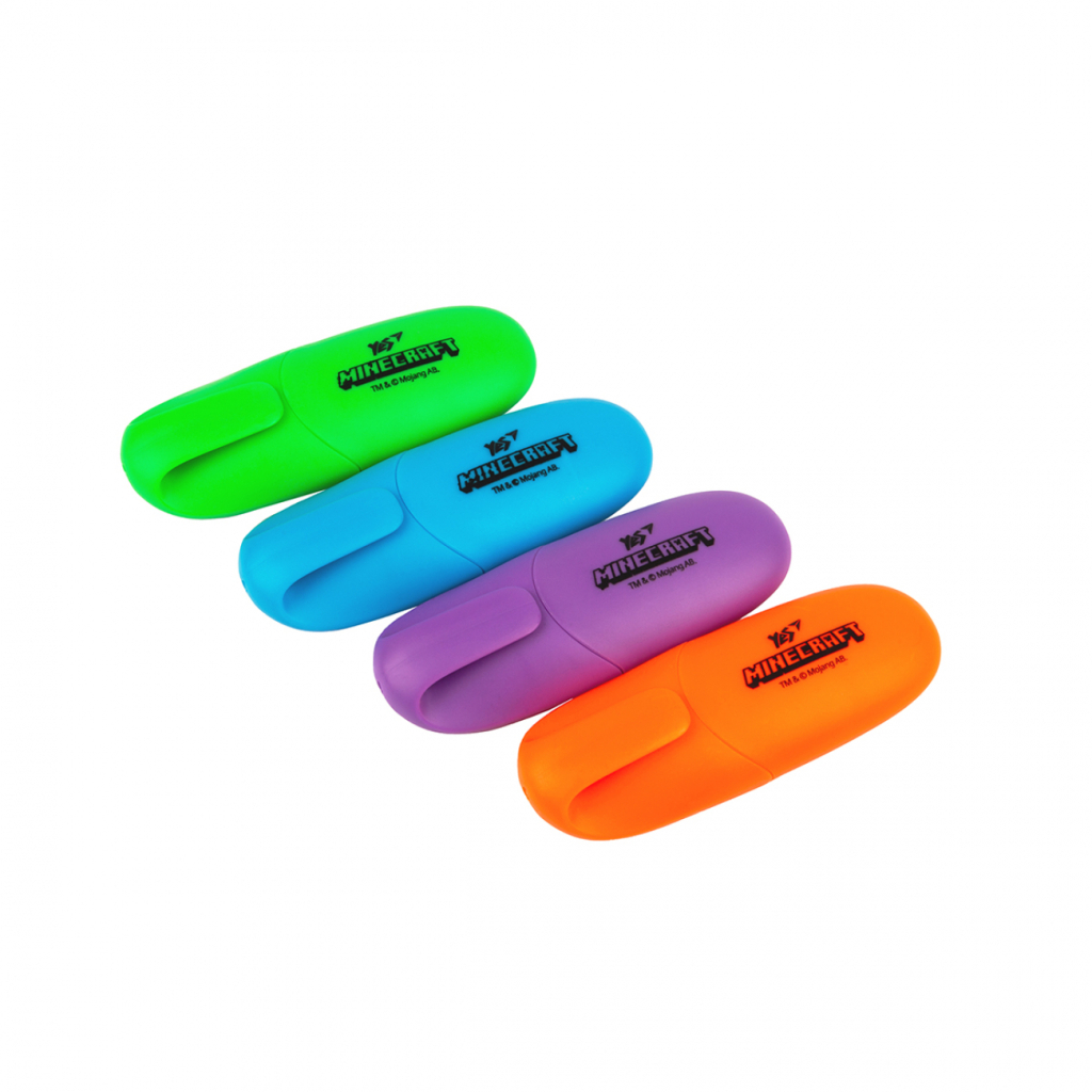 Набір маркерів Yes текстовий Minecraft 4 шт (391095) - зображення 3