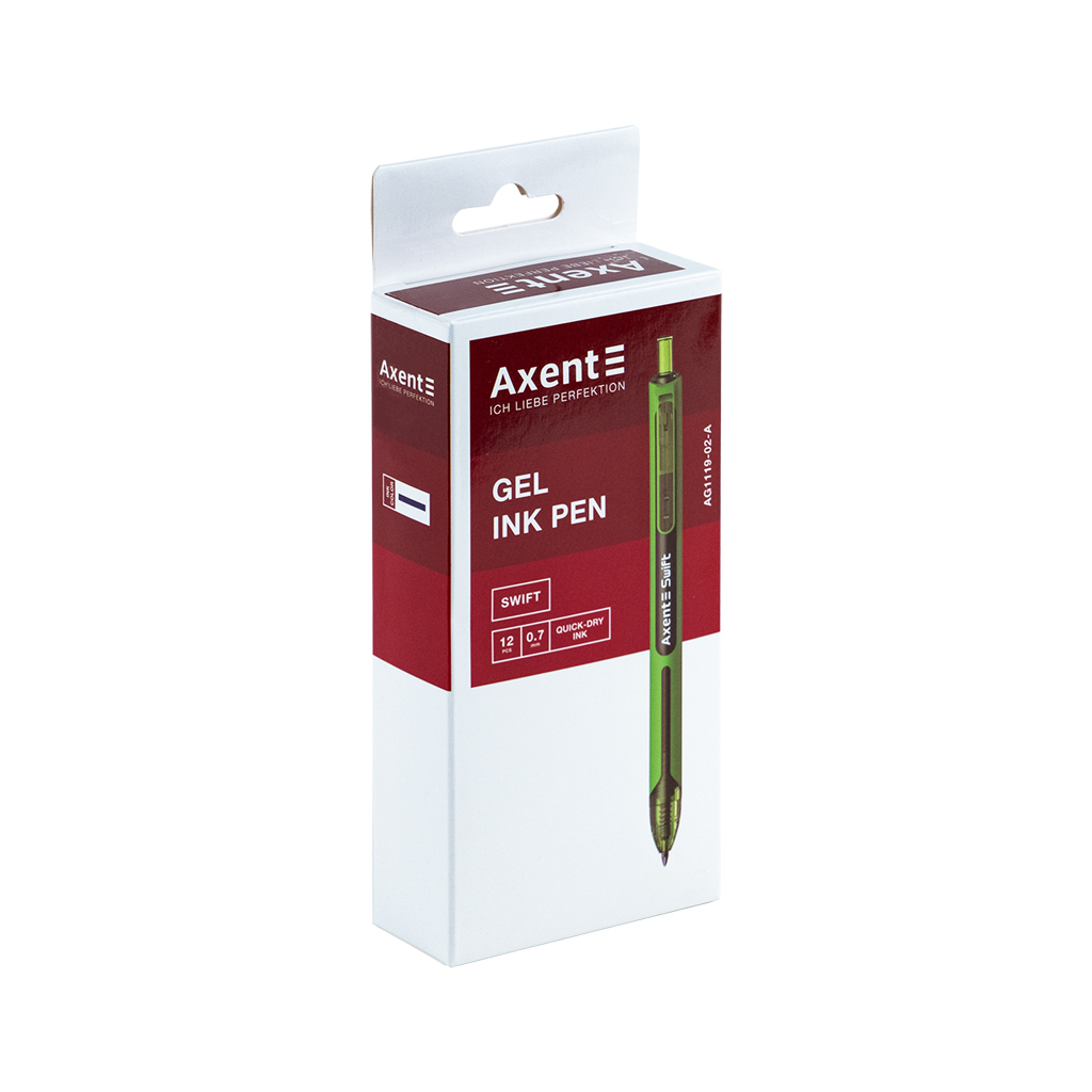 Ручка гелева Axent Swift 0,7 мм, синій (AG1119-02-A) - зображення 3