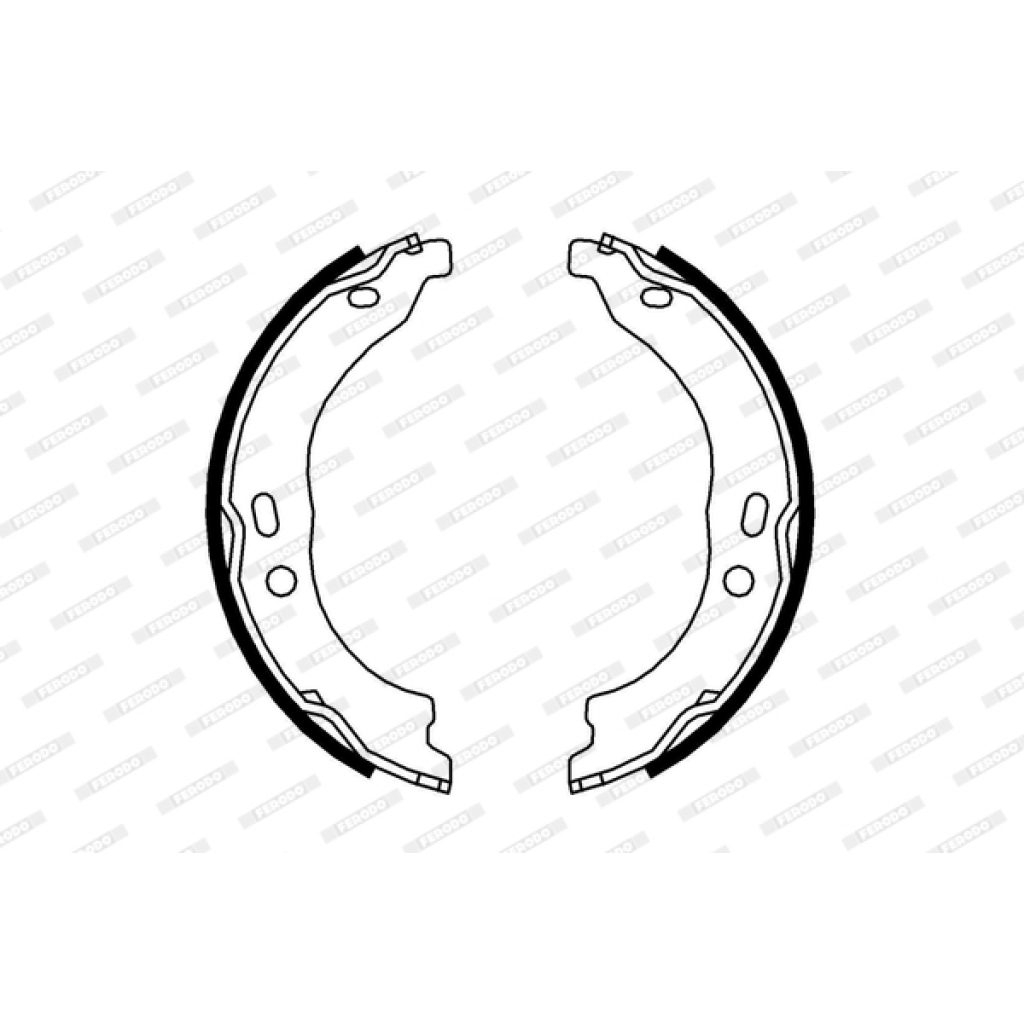 Гальмівні колодки FERODO FSB696 - зображення 1