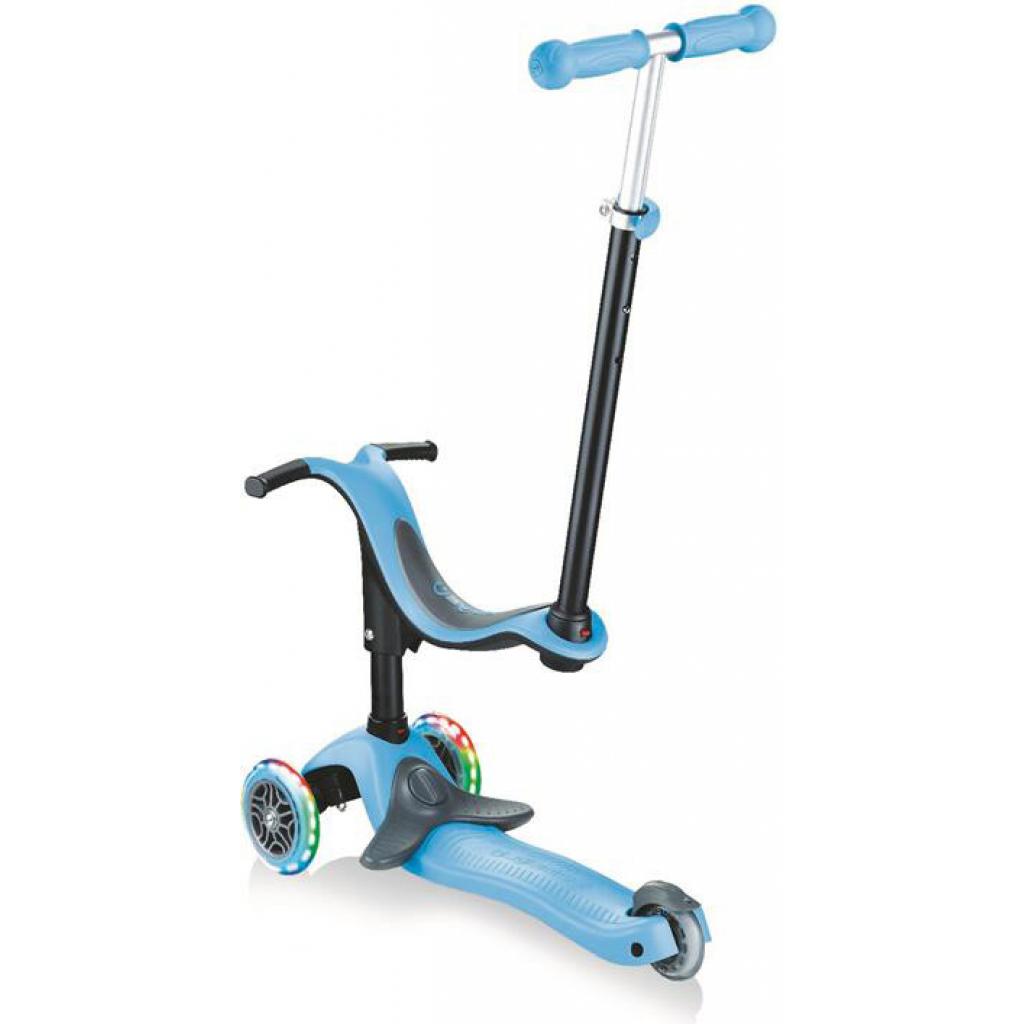 Самокат Globber Go up sporty plus lights 5 в 1 блакитний з підсвічуванням (642-101) - зображення 3