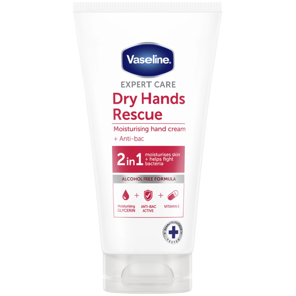 Крем для рук Vaseline Експерт догляд 2 в 1 Зволожувальний 75 мл (8712561479776) - зображення 1