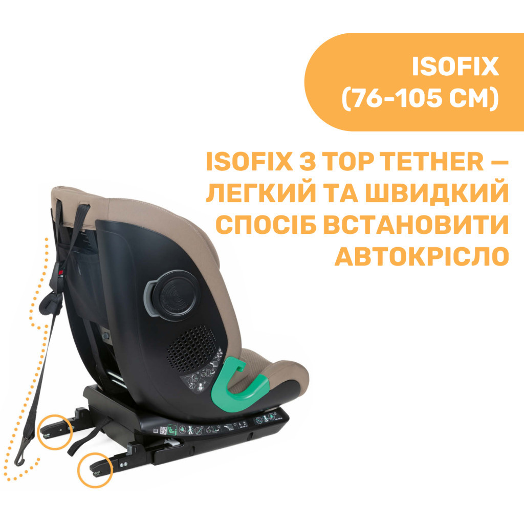 Автокрісло Chicco MySeat i-Size (79871.25) - зображення 3
