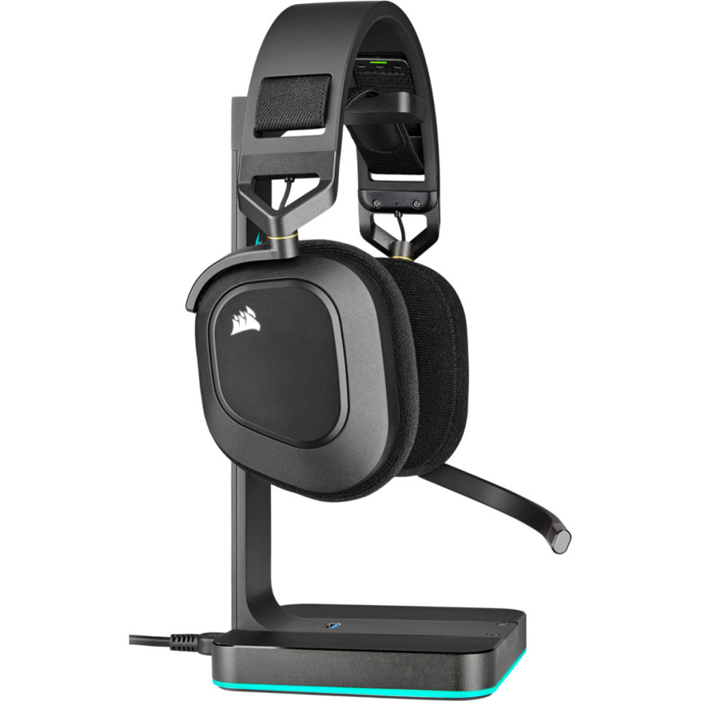 Навушники Corsair HS80 RGB Wireless Carbon (CA-9011235-EU) - зображення 5