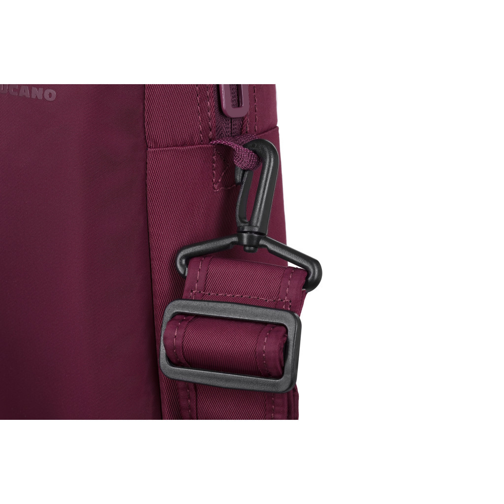 Сумка для ноутбука Tucano 14" Piu Bag claret (BPB1314-BX) - зображення 9