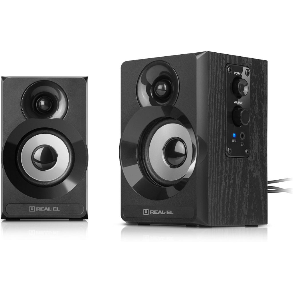 Акустична система REAL-EL S-217 Black (EL121200013) - зображення 2