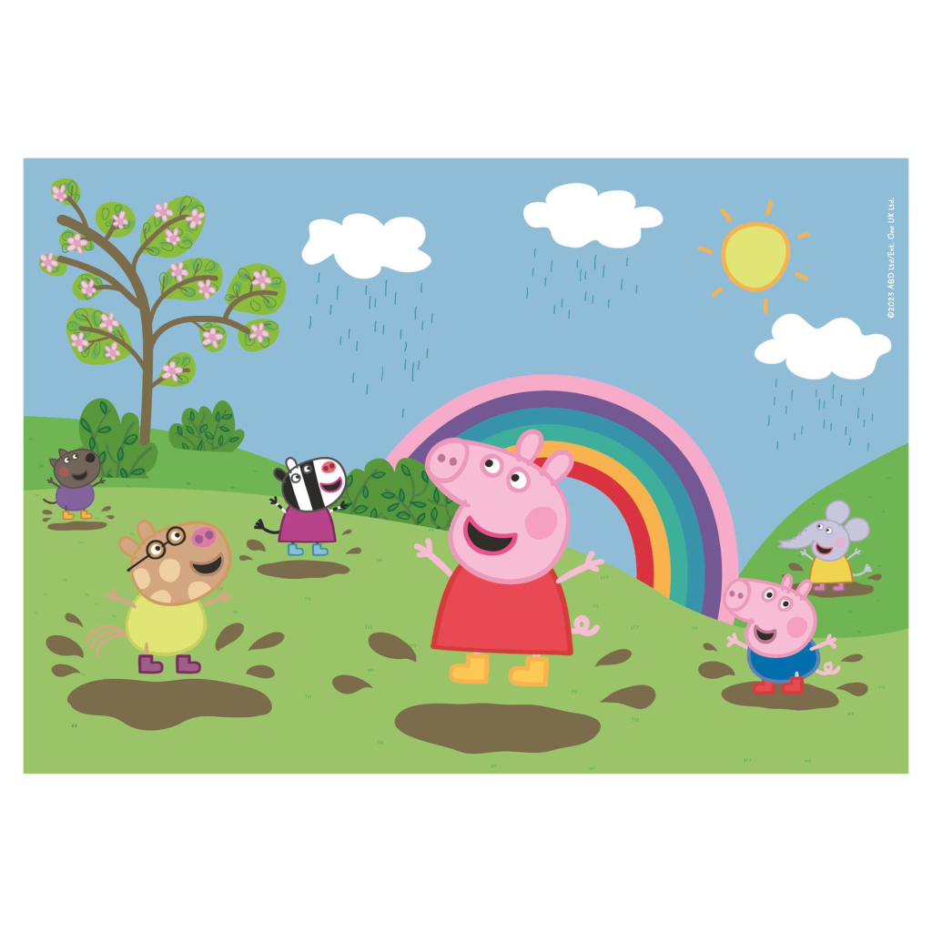 Пазл Clementoni 2 в 1 Peppa Pig, 2 по 60 елементів (21622) - зображення 3