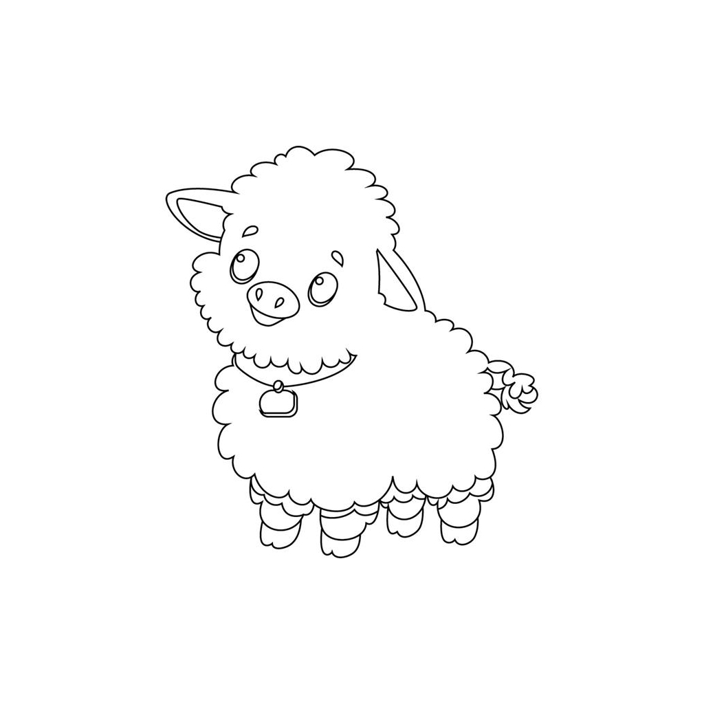 Картина по номерам ArtCraft Ягня 25х30 см (15109-AC) - зображення 2