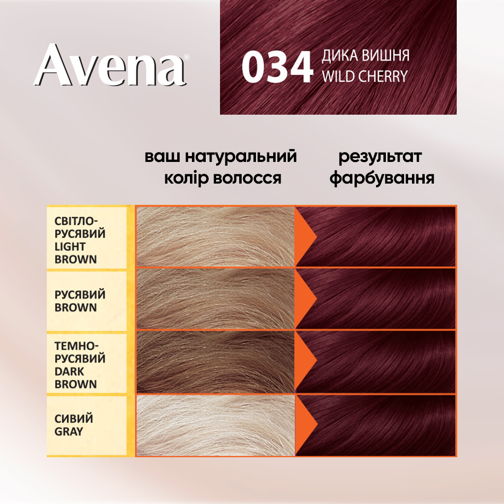 Фарба для волосся Acme Color Avena Gloss Color Стійка 034 - Дика вишня (4823115502681) - изображение 5