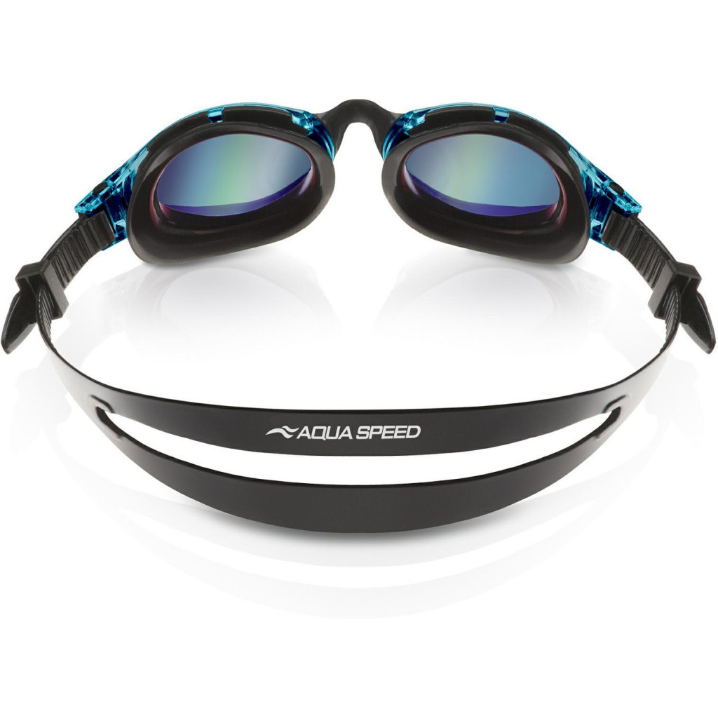 Окуляри для плавання Aqua Speed Triton 2.0 Mirror 283-02 60412 чорний, бірюзовий OSFM (5905718604128) - зображення 2