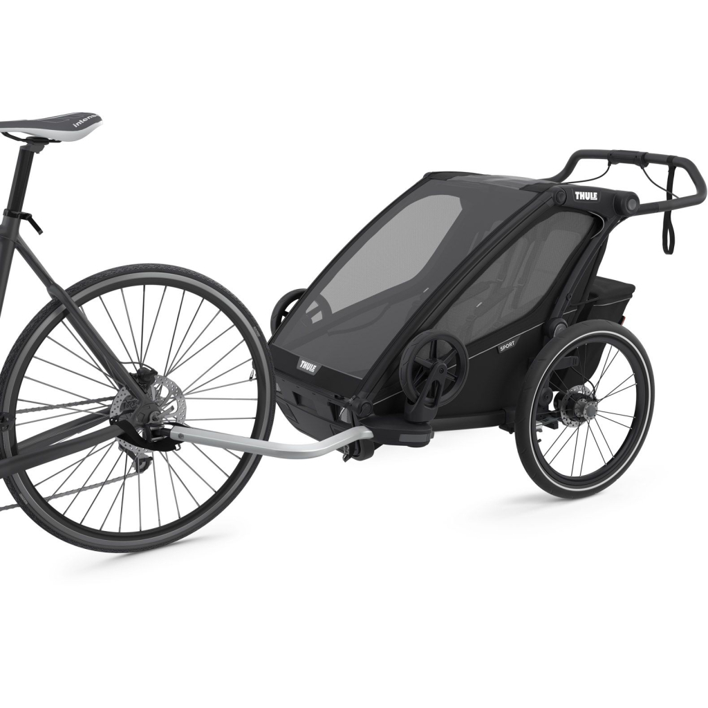 Коляска Thule Chariot Sport Double (Midnight Black) (TH 10201023) - зображення 2