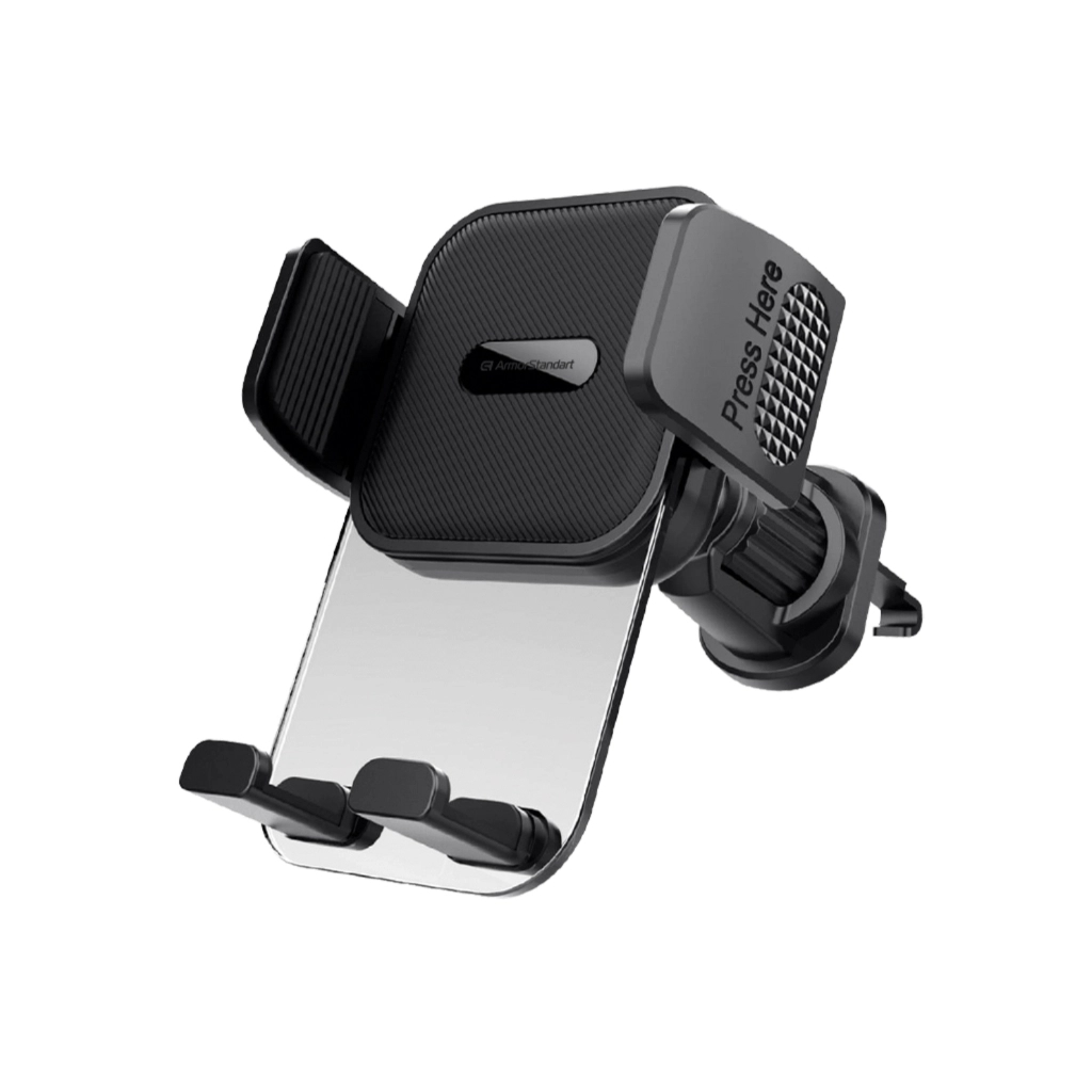 Універсальний автотримач Armorstandart SteadyGrip Airvent Black (ARM85338) - зображення 1