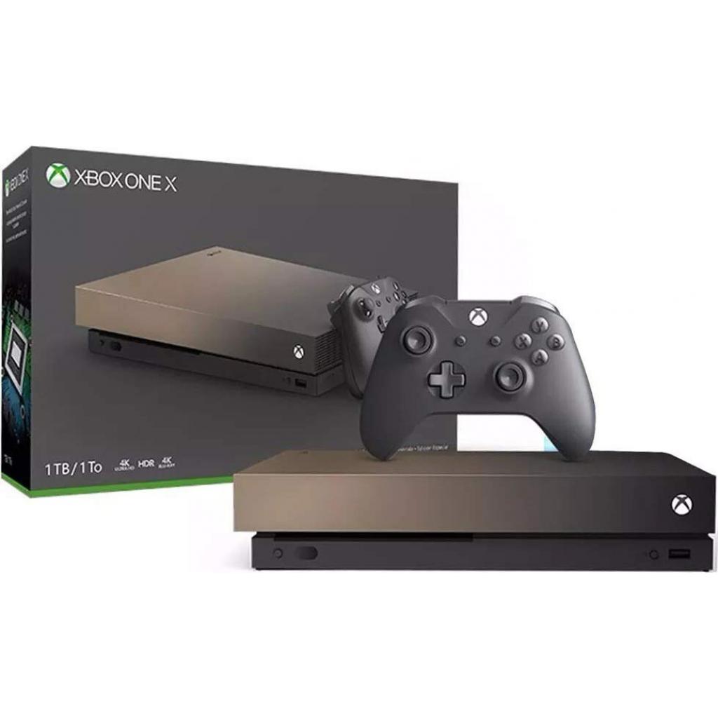 Ігрова консоль Microsoft Xbox One X 1TB Gold Rush Edition - зображення 4
