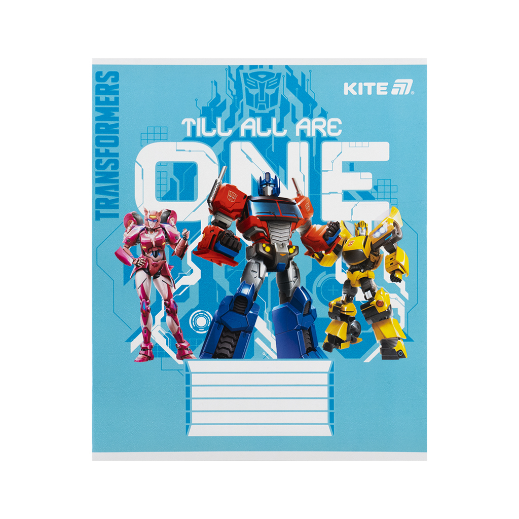 Зошит Kite Transformers, 12 аркушів, коса лінія (TF25-235) - зображення 4