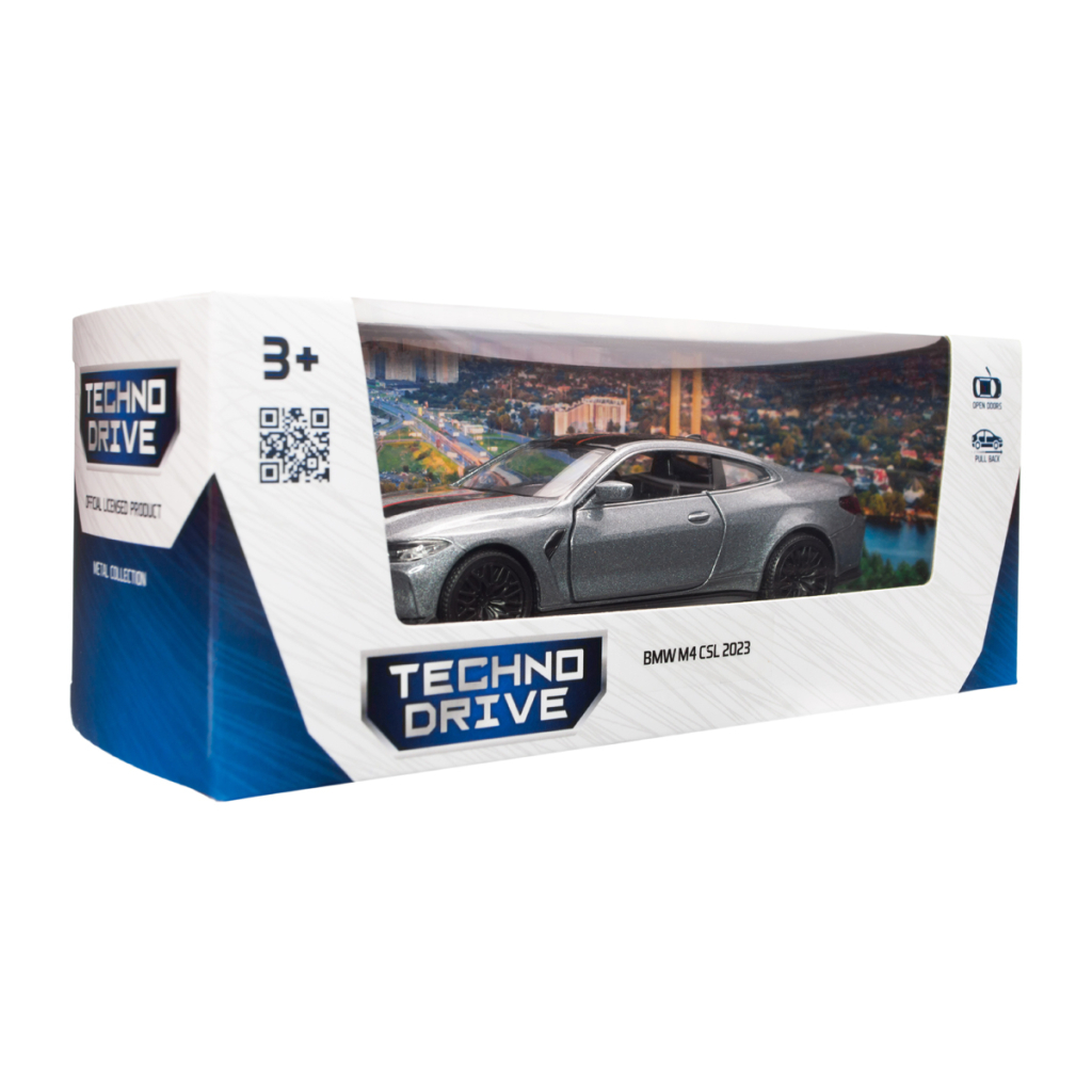 Машина TechnoDrive BMW M4 CSL 2023 сірий (250436U) - изображение 10
