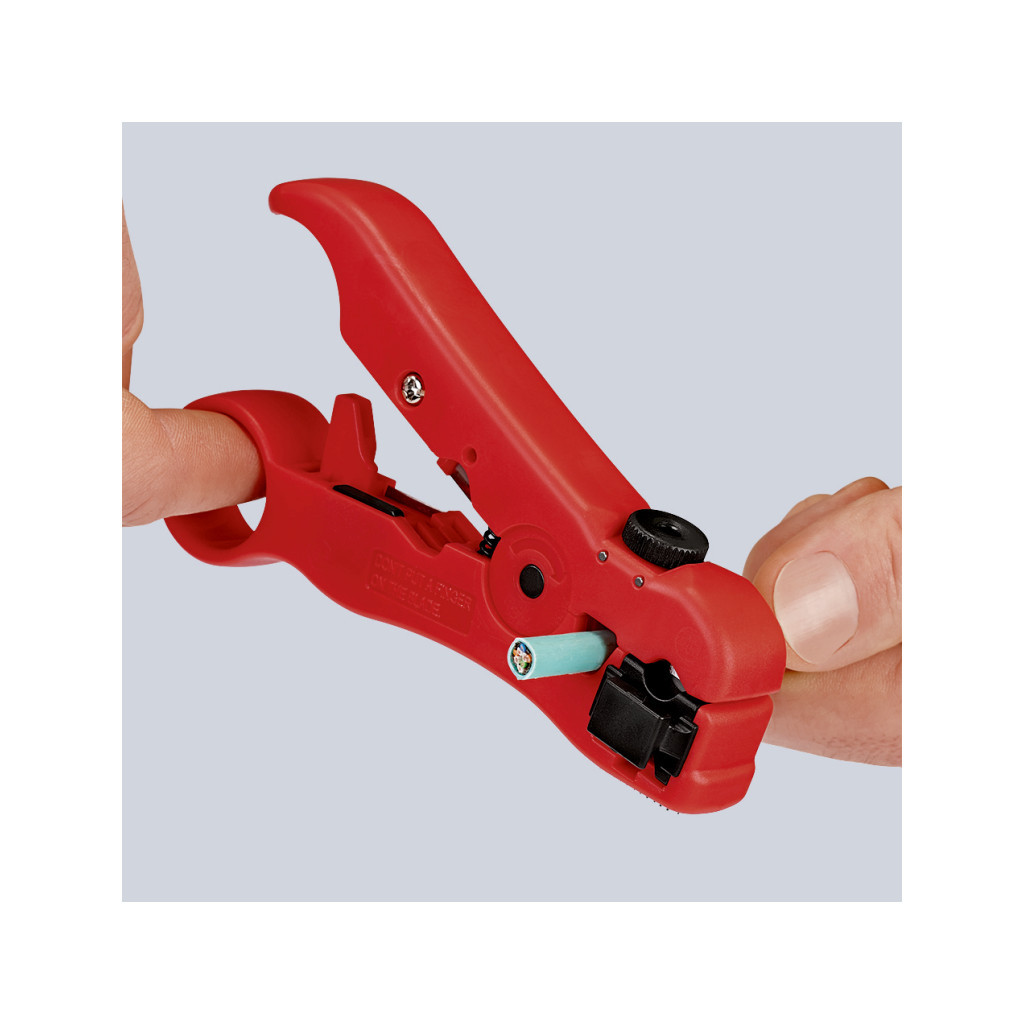 Знімач ізоляції KNIPEX для коаксіального і дата-кабелю (16 60 06 SB) - зображення 5