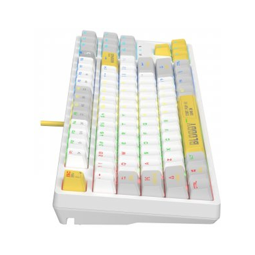 Клавіатура A4Tech Bloody S87 RGB BLMS TKL USB Energy White (4711421993708) - зображення 5