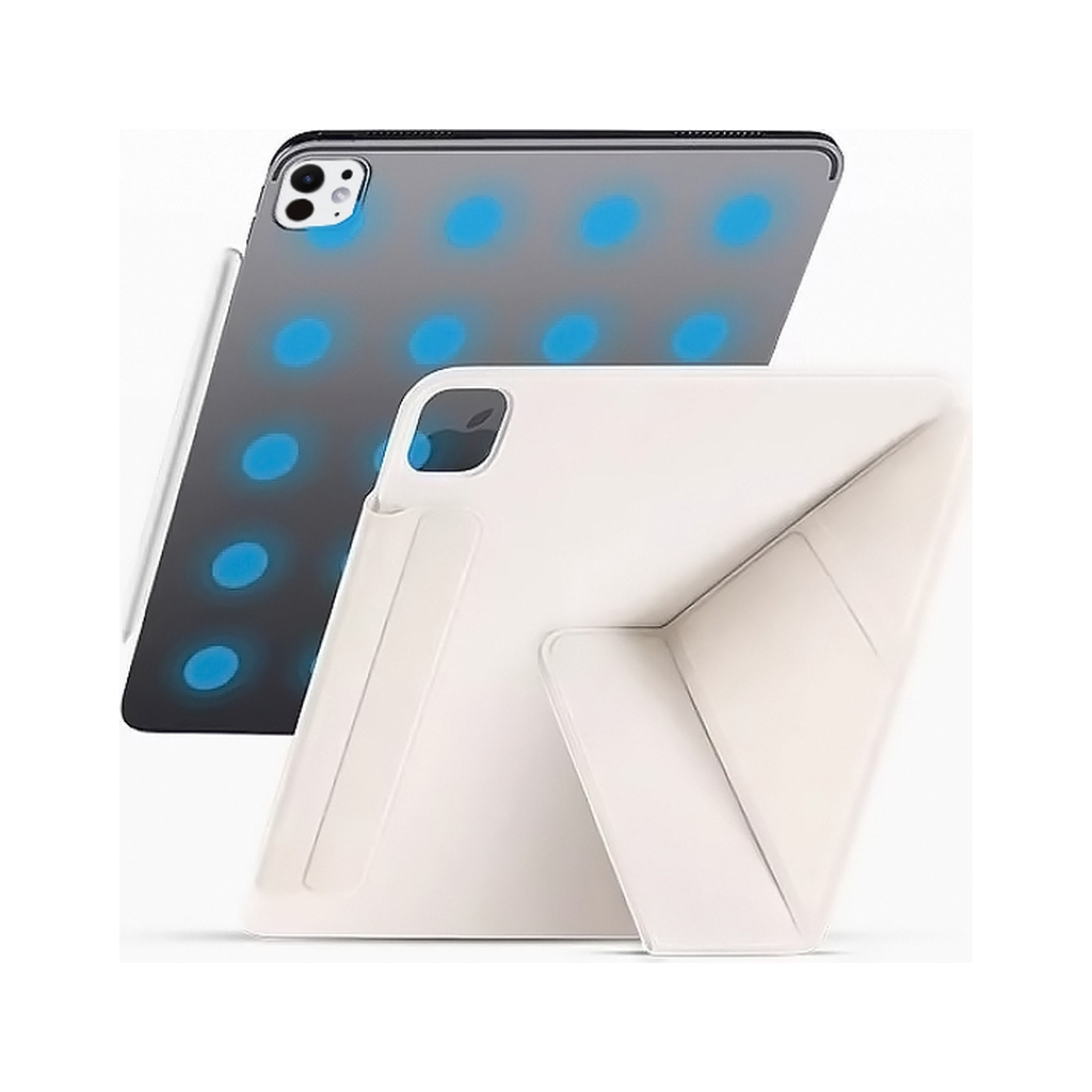 Чохол до планшета BeCover Ultra Slim Origami Magnetic Apple iPad Pro 11" M4 2024 Beige (712961) - зображення 5