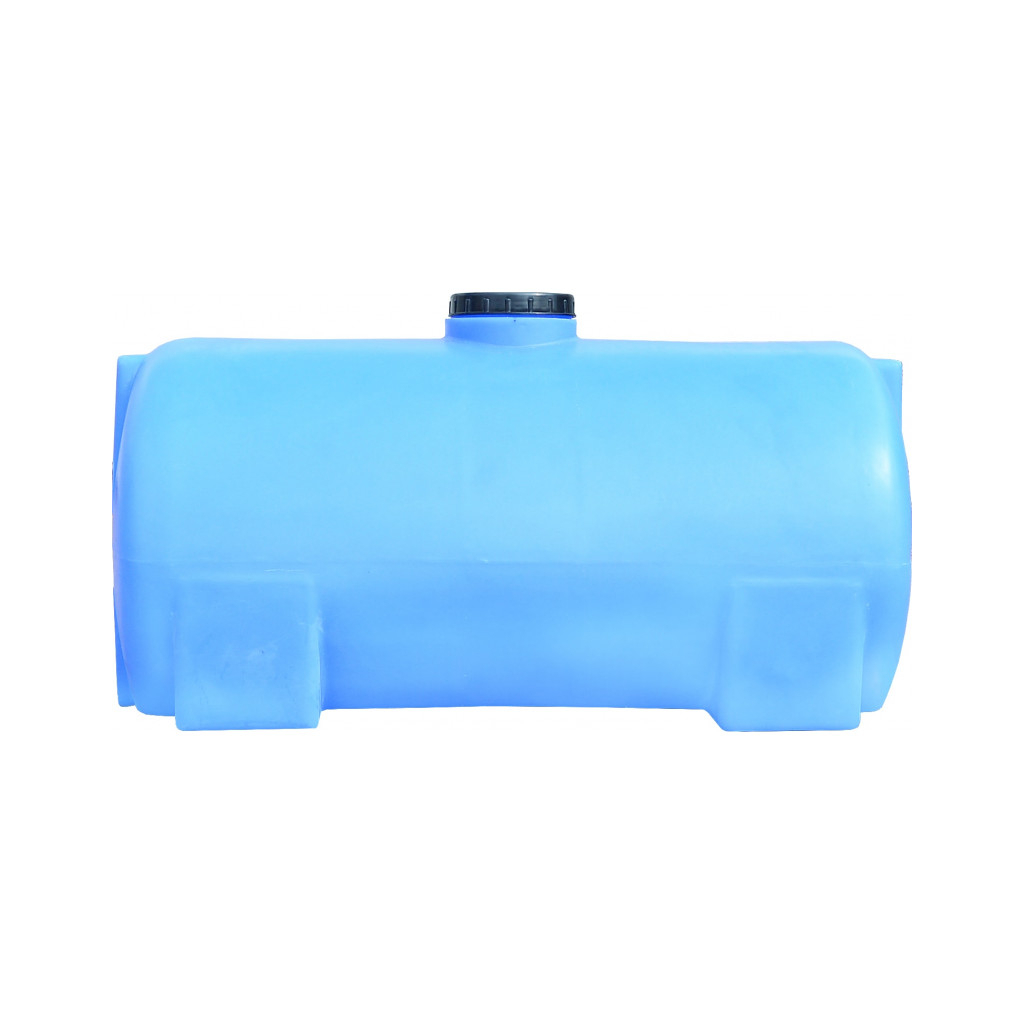 Ємність для води Пласт Бак горизонтальна харчова 300 л синя (12464) - изображение 3