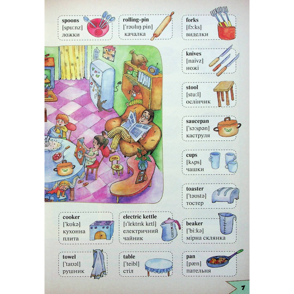 Книга Моя перша 1000 англійських слів Vivat (9789669827203) - зображення 6