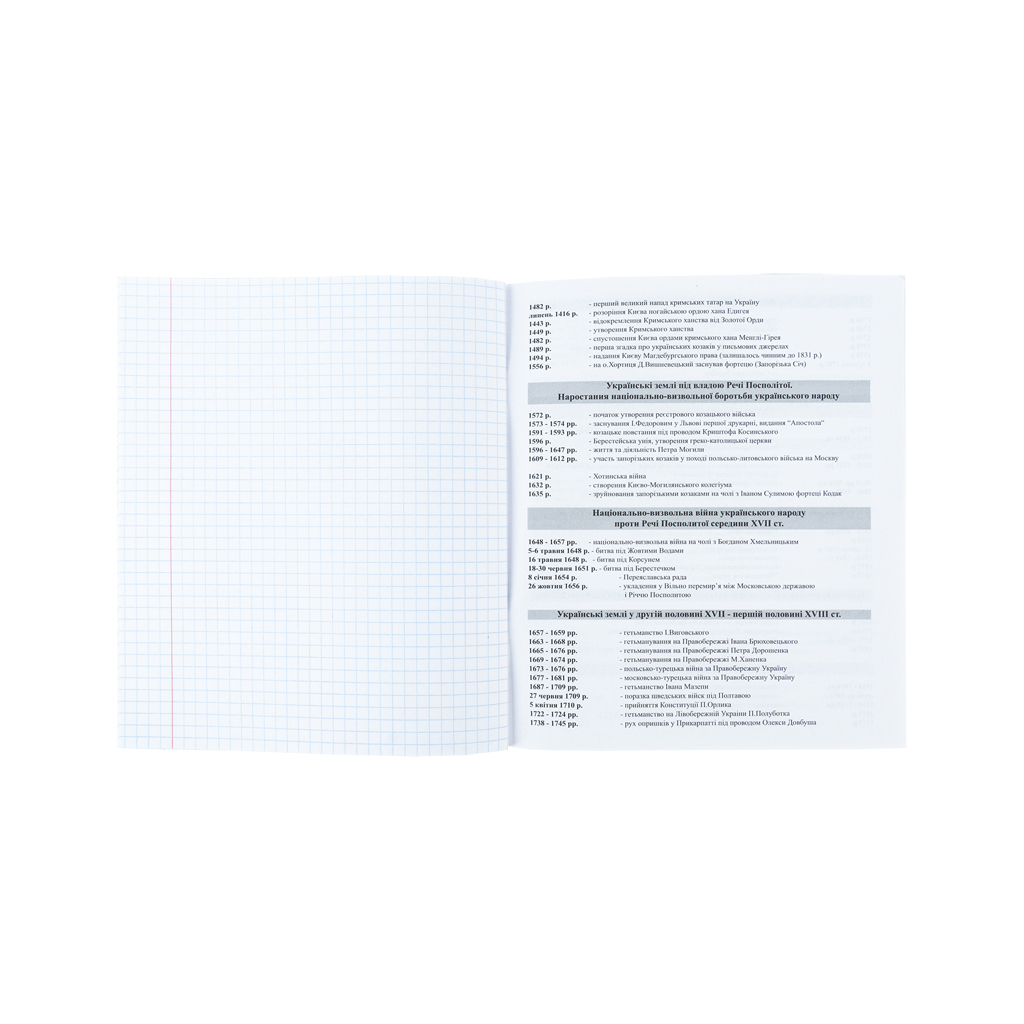 Зошит Kite предметний Neo 48 аркушів, історія клітинка (K24-240-12) - зображення 5