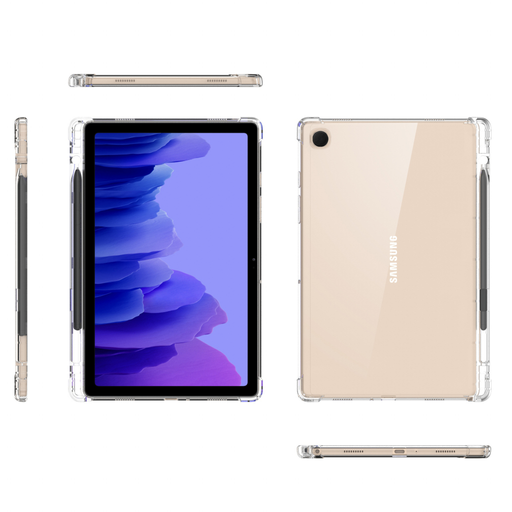 Чохол до планшета BeCover Samsung Galaxy Tab A8 10.5 (2021) SM-X200 / SM-X205 Clear (707200) - зображення 4