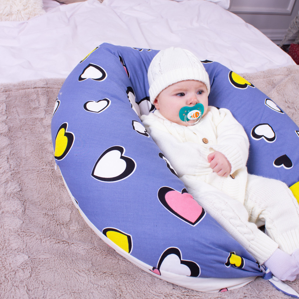 Подушка MirSon для вагітних та годування №8320 Print Line 17-0143 Mayya Бязь 30х170х20 см (2200006200451) - изображение 10