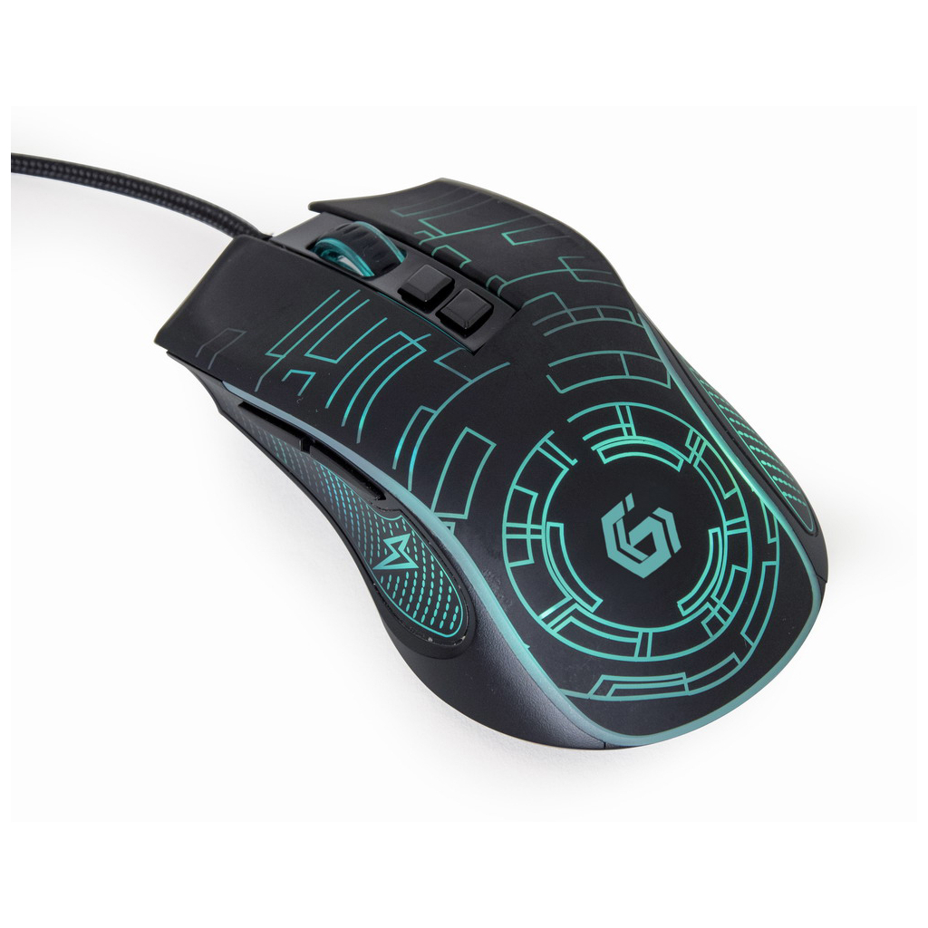 Мишка Gembird MUSG-RGB-01 USB Black (MUSG-RGB-01) - зображення 3