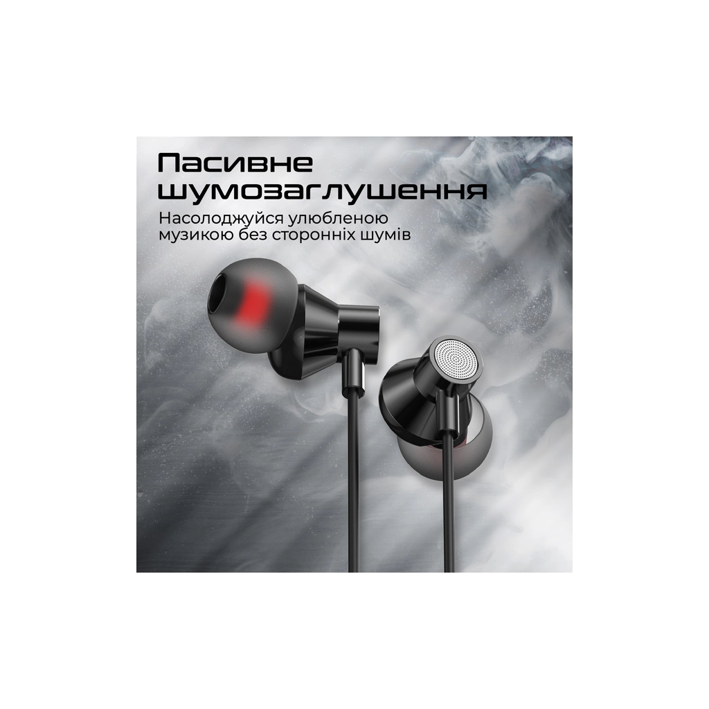 Навушники Promate Silken-C Black (silken-c.black) - зображення 7