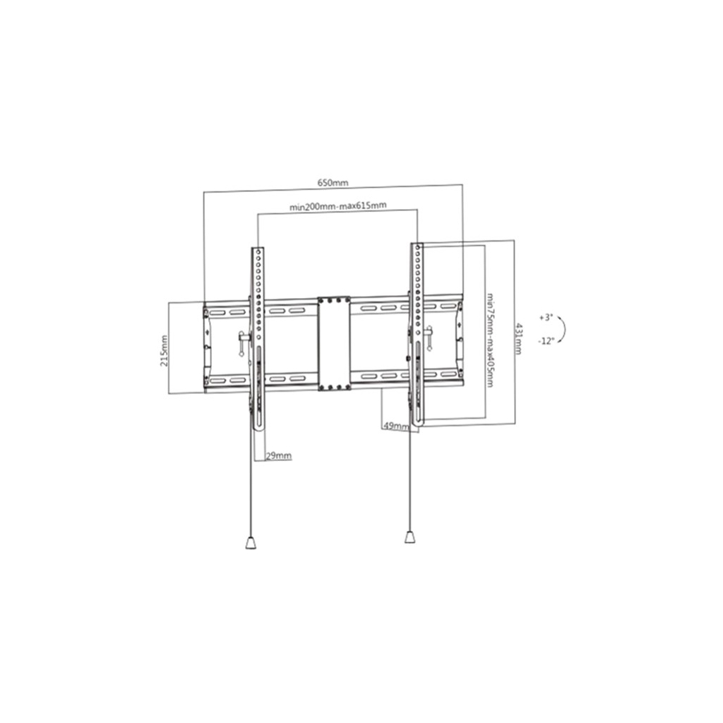 Кронштейн Gembird WM-80T-01 - зображення 2