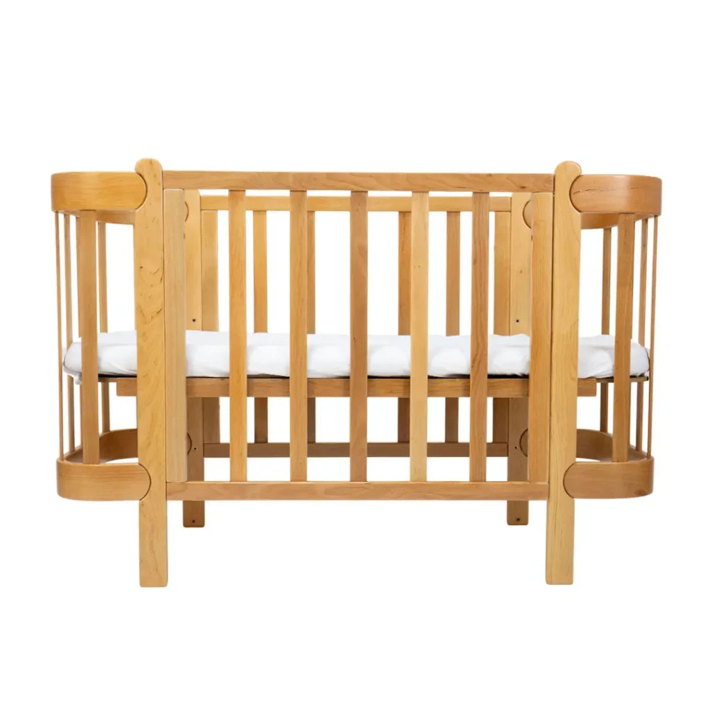 Ліжечко Ingvart трансформер Nika 60 з опускною боковинкою (60х94, 60х120) натуральне (3190031028) - зображення 2